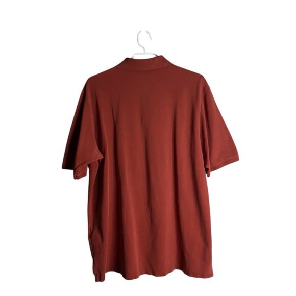 Eddie Bauer Men's Tall 100% Cotton Coral Polo Golf Shirt - Picture 8 of 8